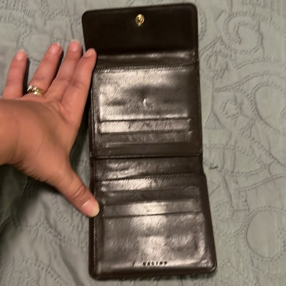 Celine Monogram Canvas Leather Interior Double Sided Snap Wallet - Picture 3 of 8